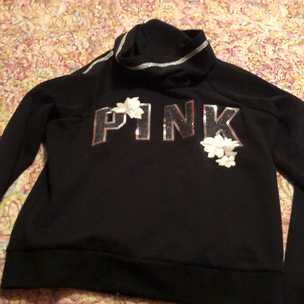 VS PINK hooded sweat jacket with zipper